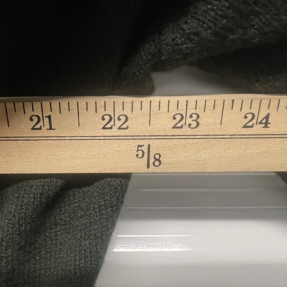 Johnstons Mens V-Neck Sweater Size 48 Pure New Wool Green Scotland Golf Vintage - Picture 7 of 8